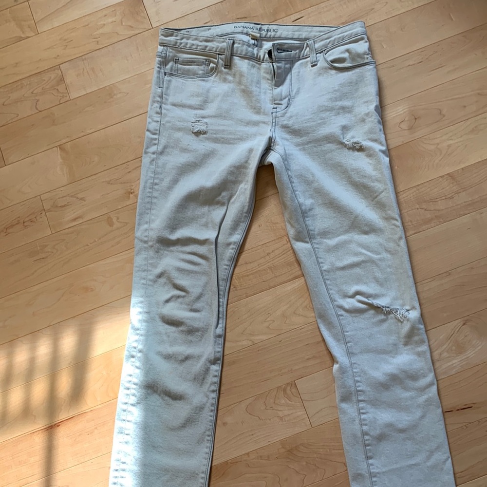 Banana republic skinny jeans, light blue